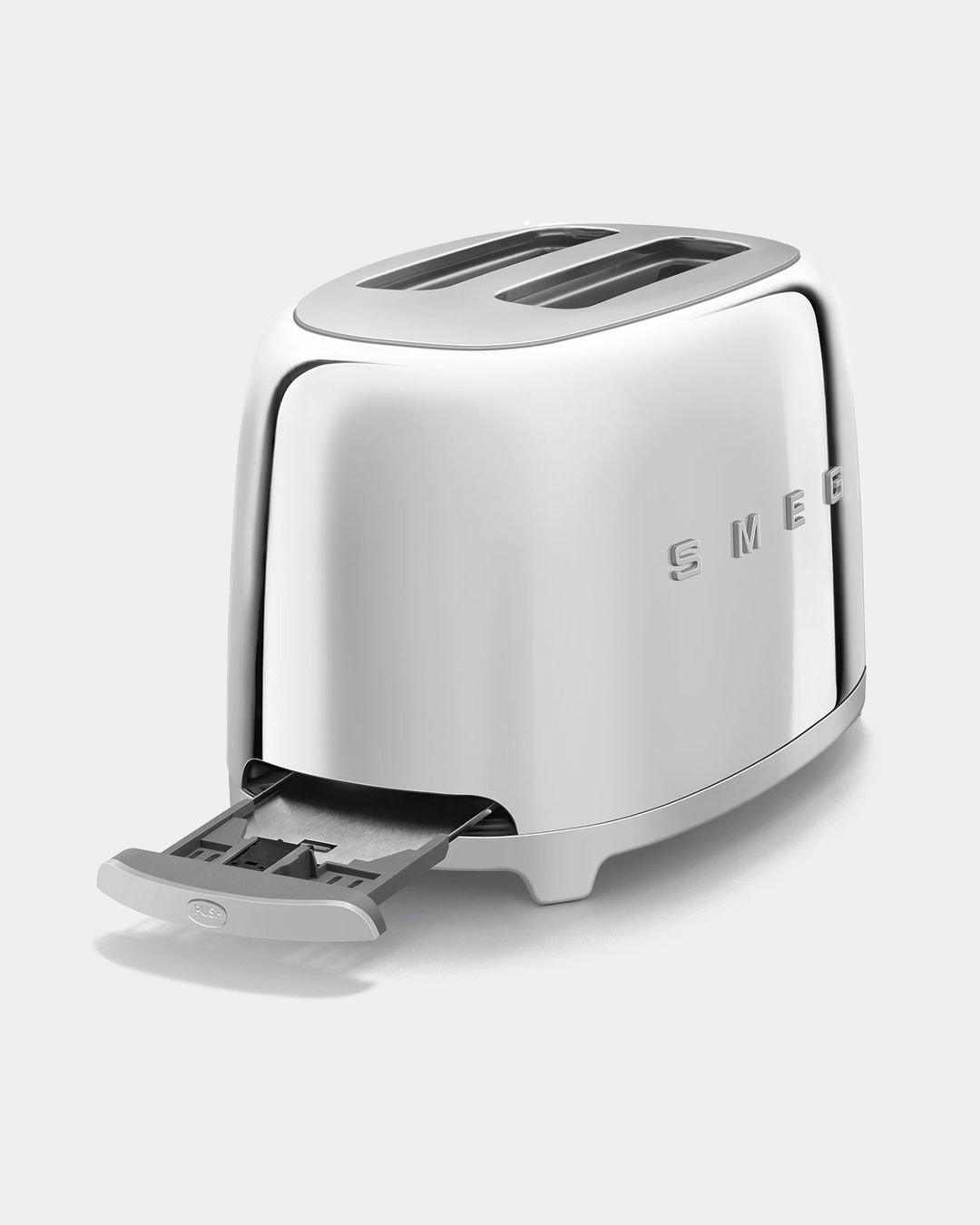 Купить Тостер на 2 ломтика, хром SMEG