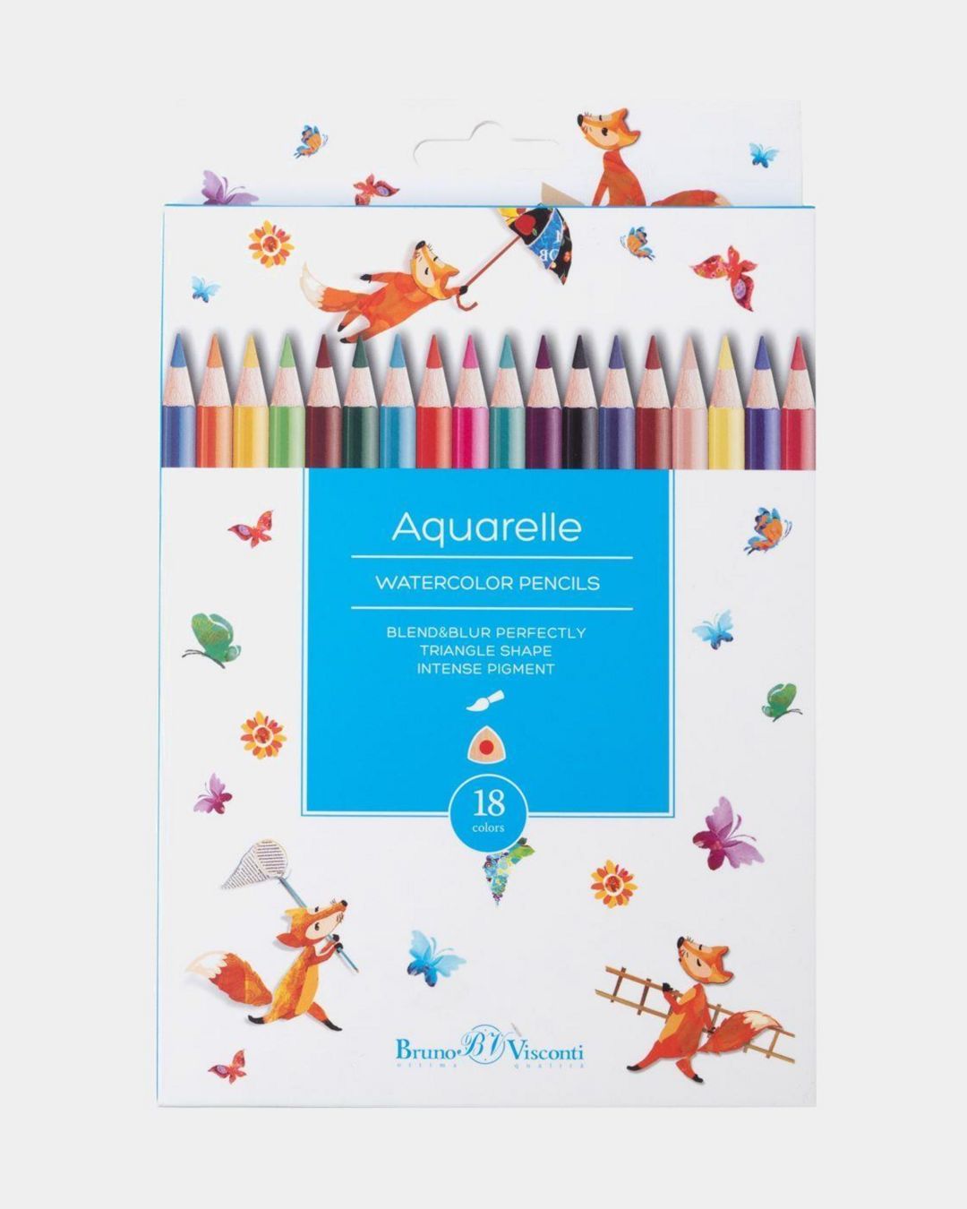 Купить Карандаши аквар. 18цв. BRUNO VISCONTI