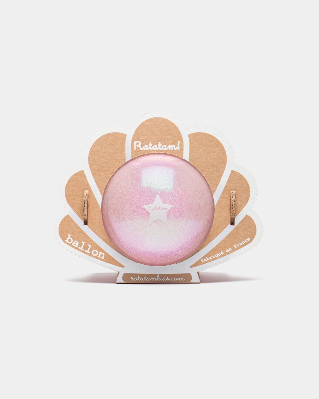 Купить Мяч b046-10 - shell ball pink 10 cm RATATAM KIDS