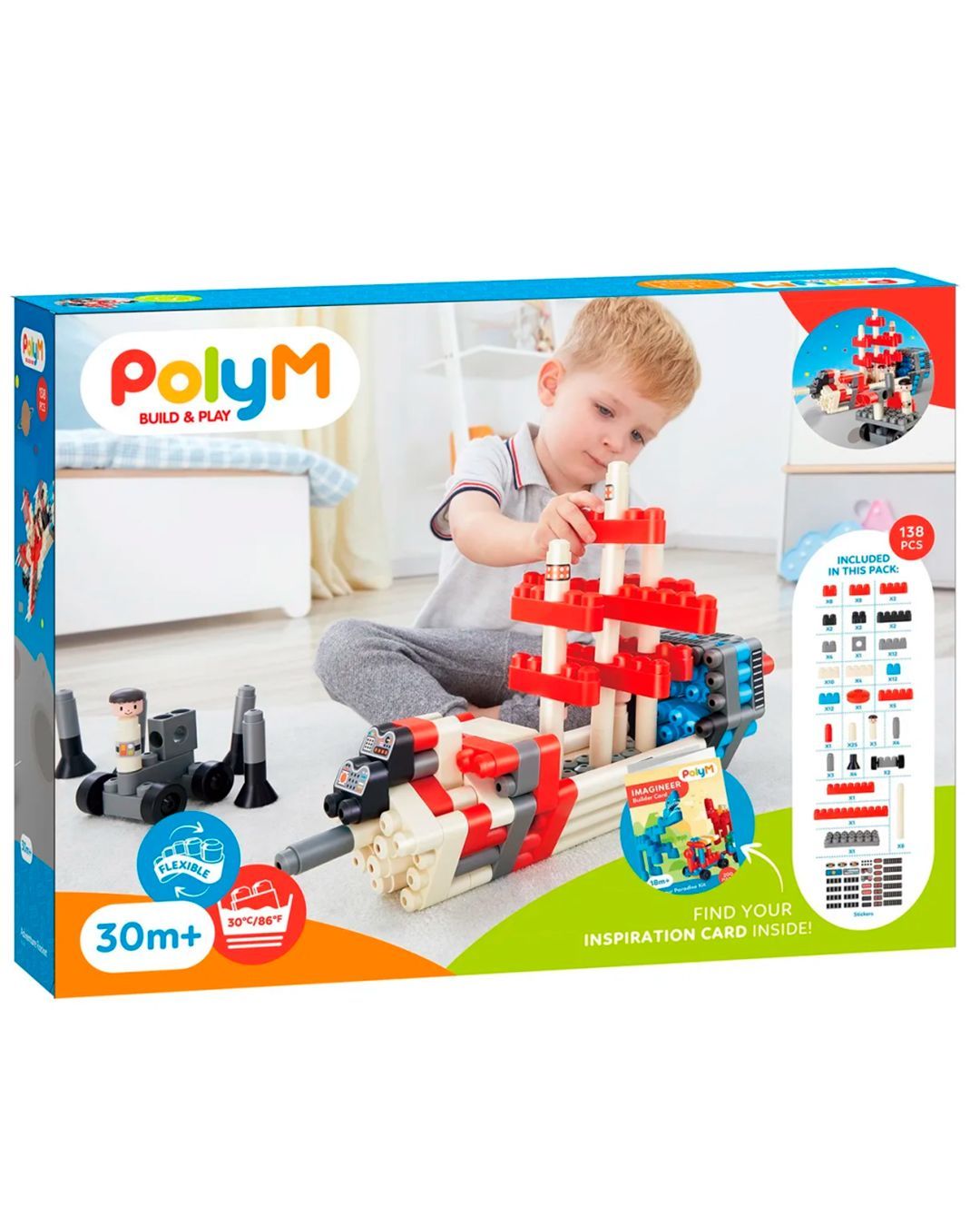 Купить Конструктор ракета для приключений 138 элементов HAPE