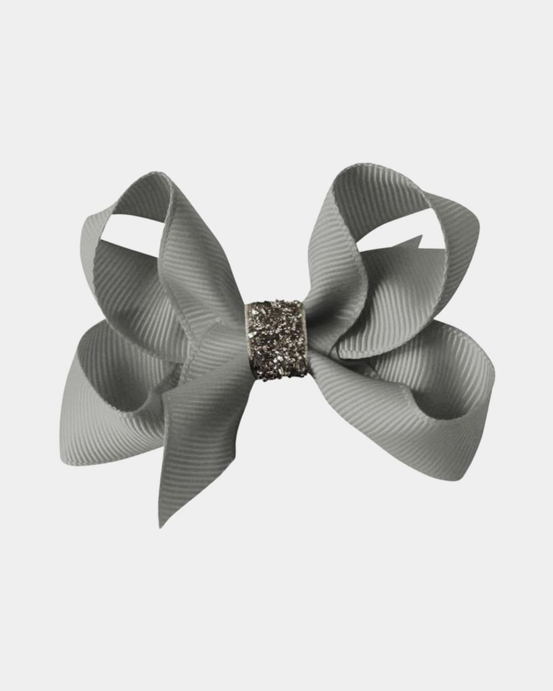 Купить Заколка-зажим  средняя glitter темно-серая MILLEDEUX KIDS