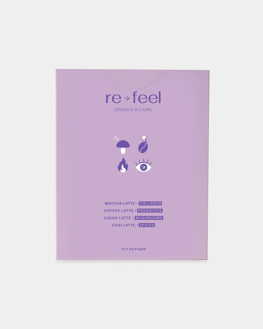 Купить Ассорти матча  кофе  какао чай RE-FEEL