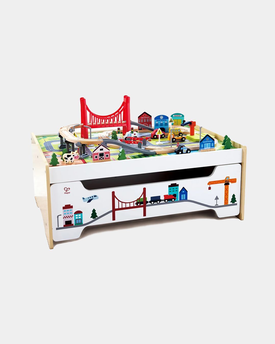 Купить Набор железная дорога со столом для хранения HAPE