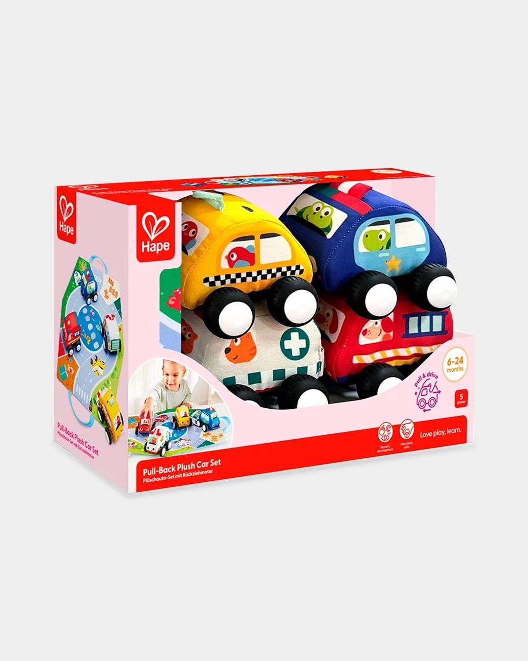 Купить Игровой набор плюшевые машинки HAPE