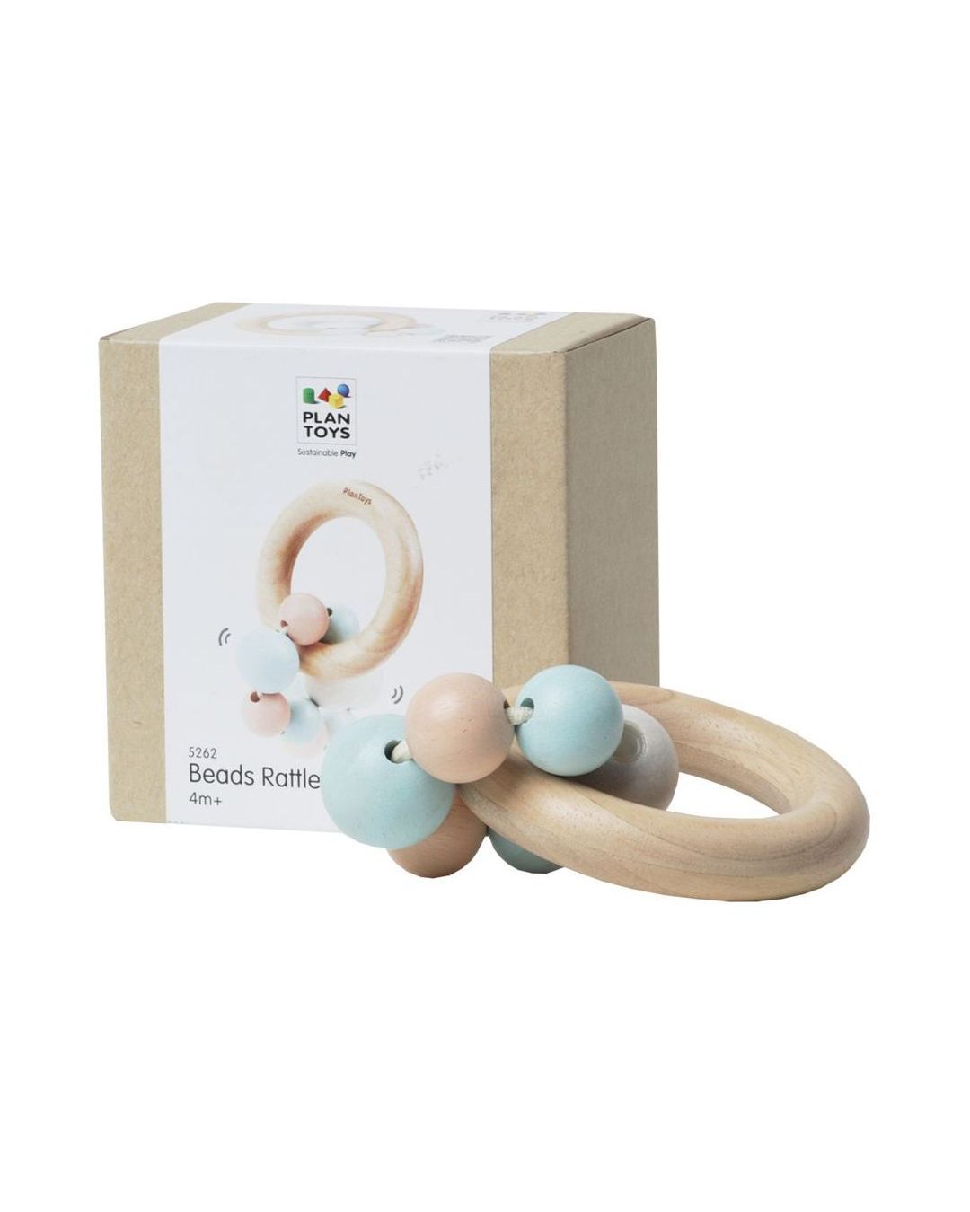 Купить Погремушка бобы PLAN TOYS