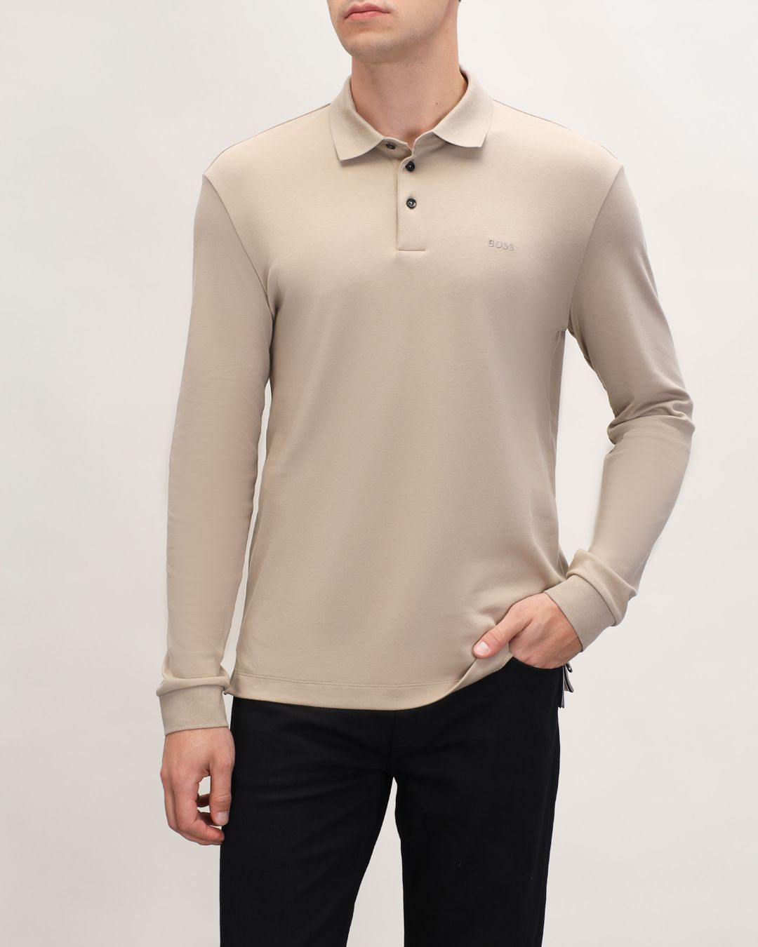 Купить Лонгслив HUGO BOSS