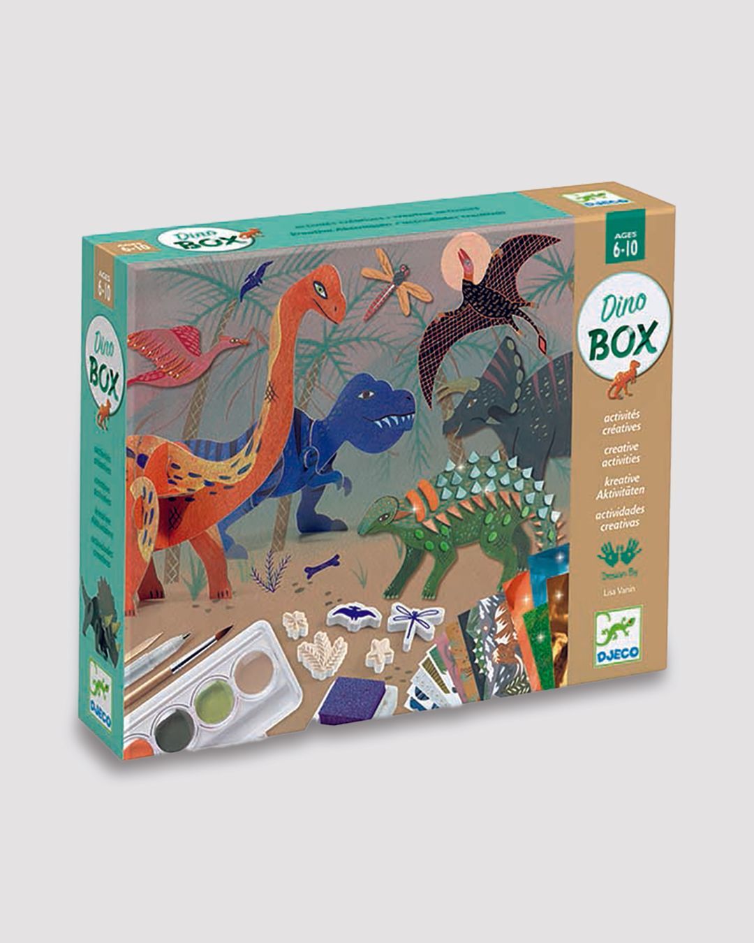 Купить Набор для творчества multiactivity sets динозавр DJECO