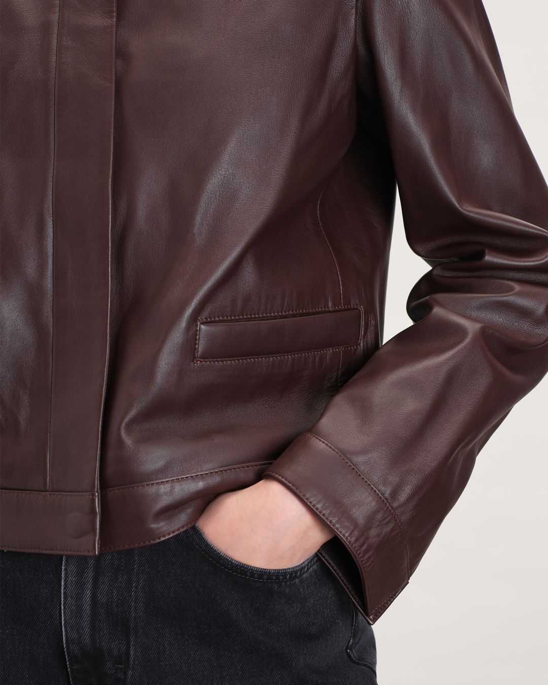 Купить Куртка кожаная LOULOU DE SAISON