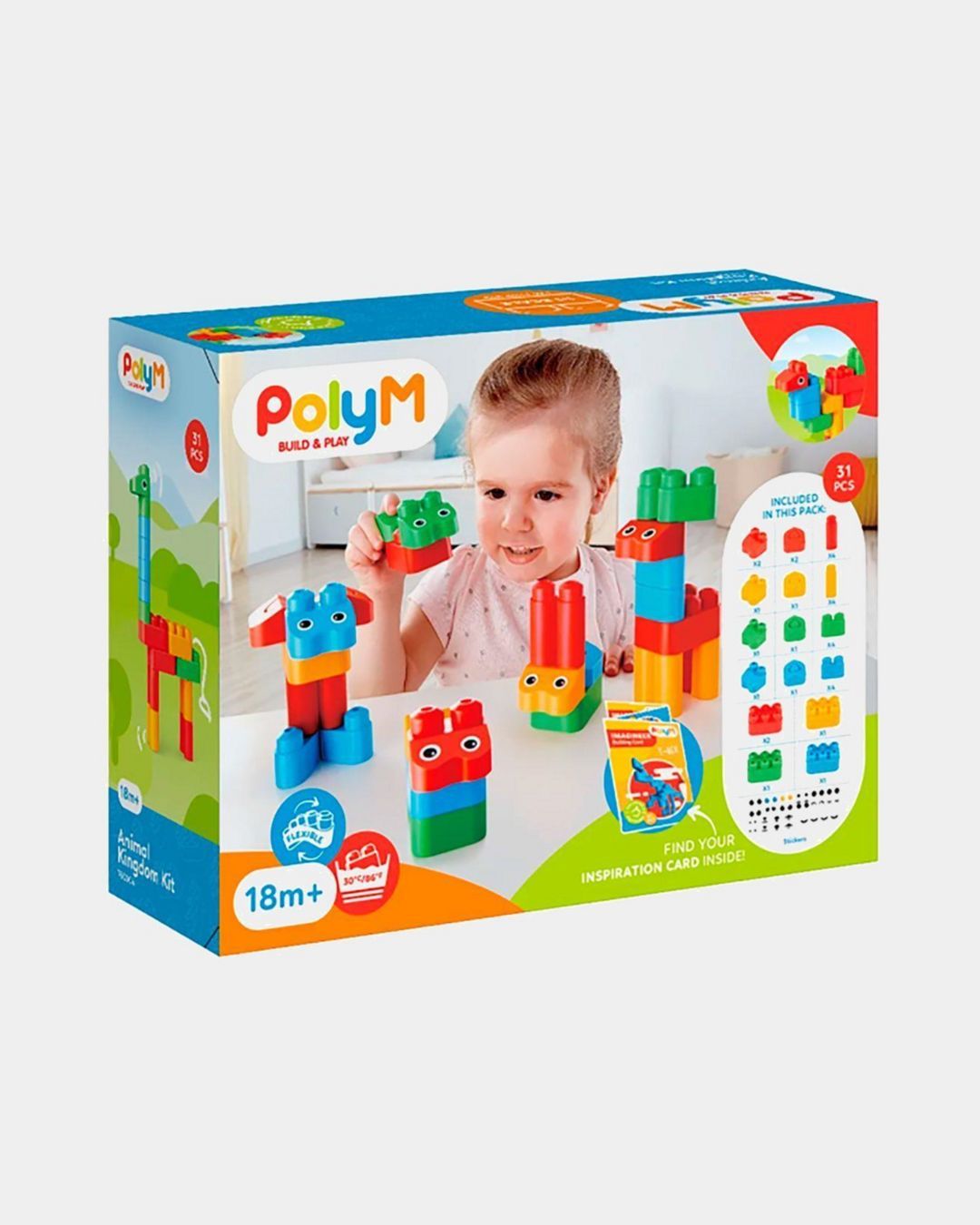 Купить Конструктор детский "царство животных",31 элемент HAPE