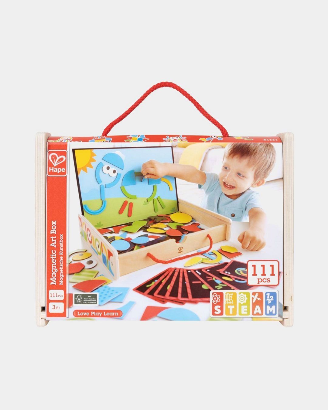 Купить Магнитный конструктор в коробке веселый художник HAPE