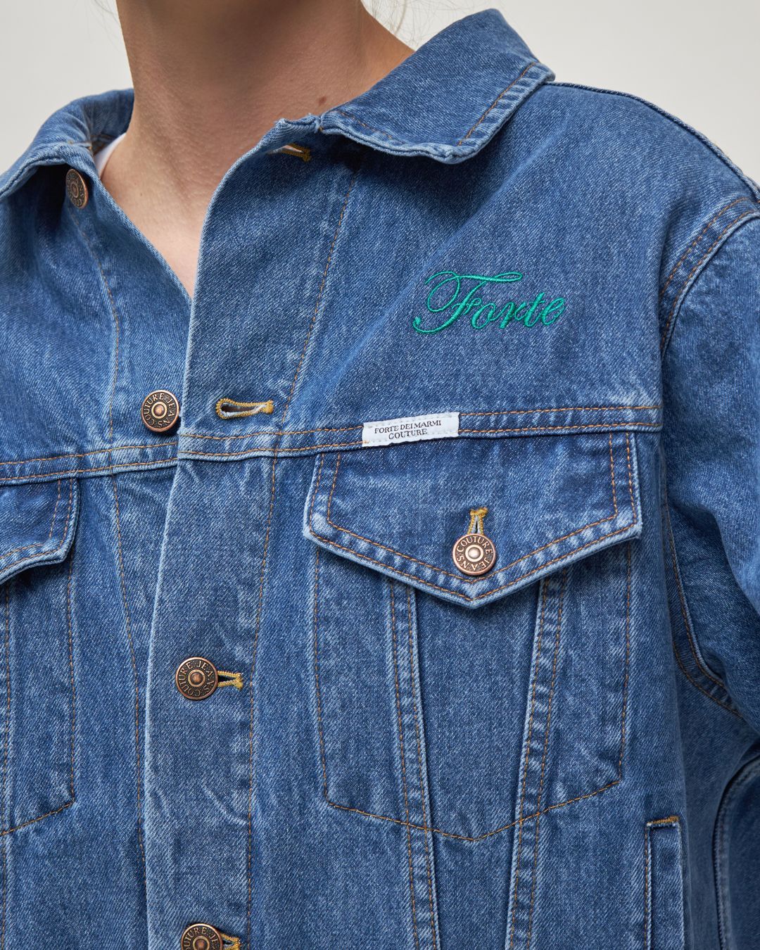 Купить Куртка джинсовая FORTE DEI MARMI COUTURE