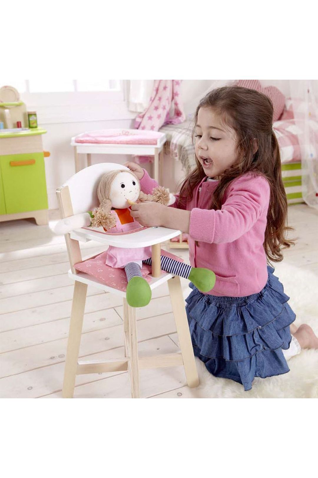 Купить Кукольный стул для кормления HAPE
