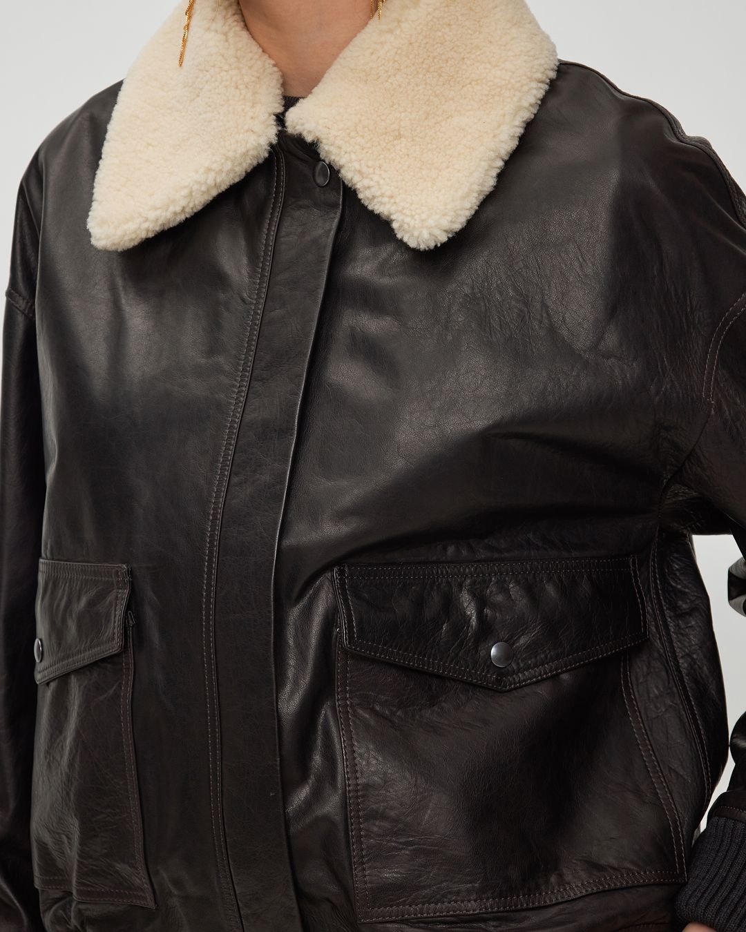 Купить Куртка кожаная INES MARECHAL