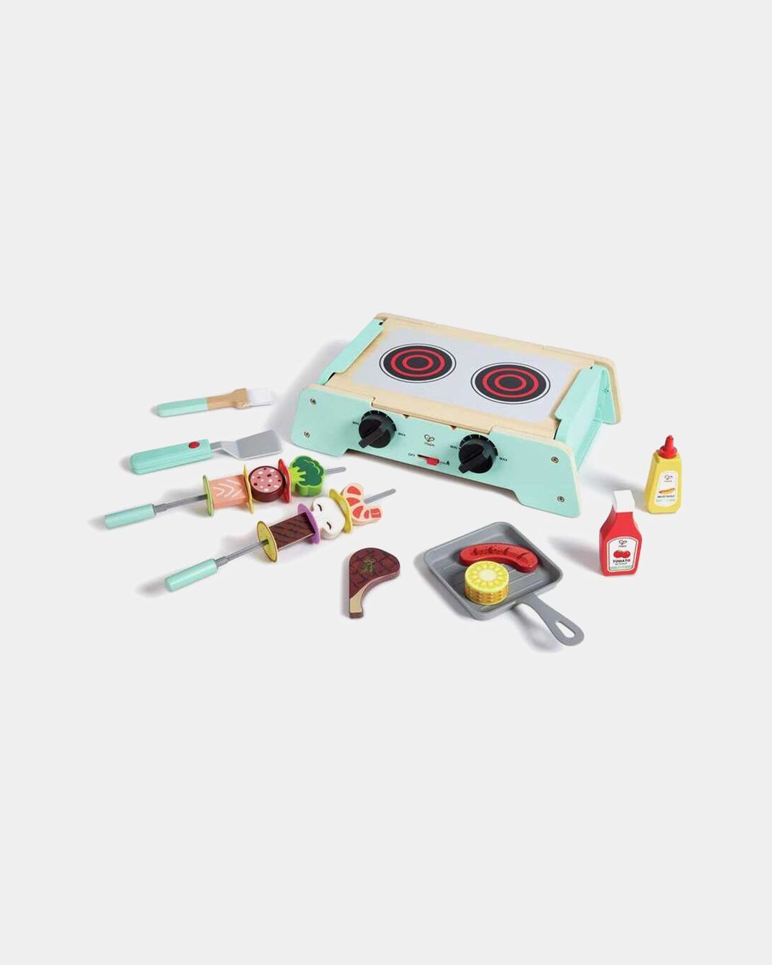 Купить Игровой набор учусь готовить гриль с едой HAPE