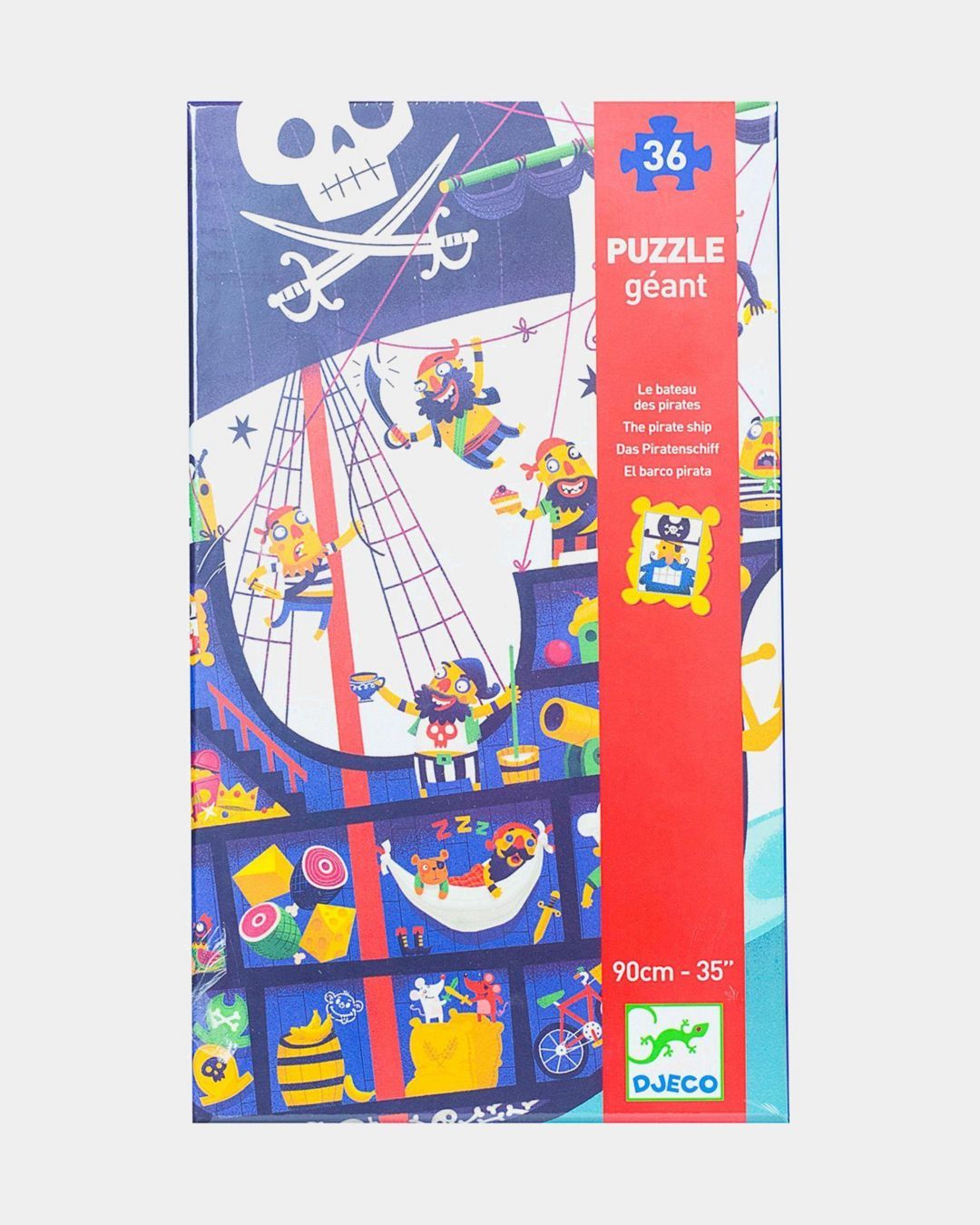 Купить Пазл гигант пиратский корабль DJECO