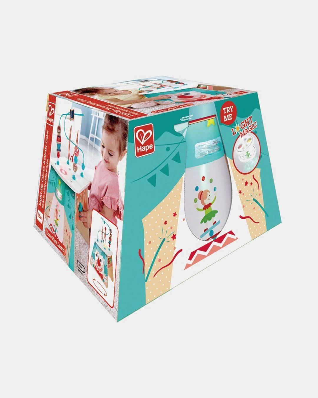 Купить Развивающий детский куб цирк  лабиринт счеты и др. HAPE