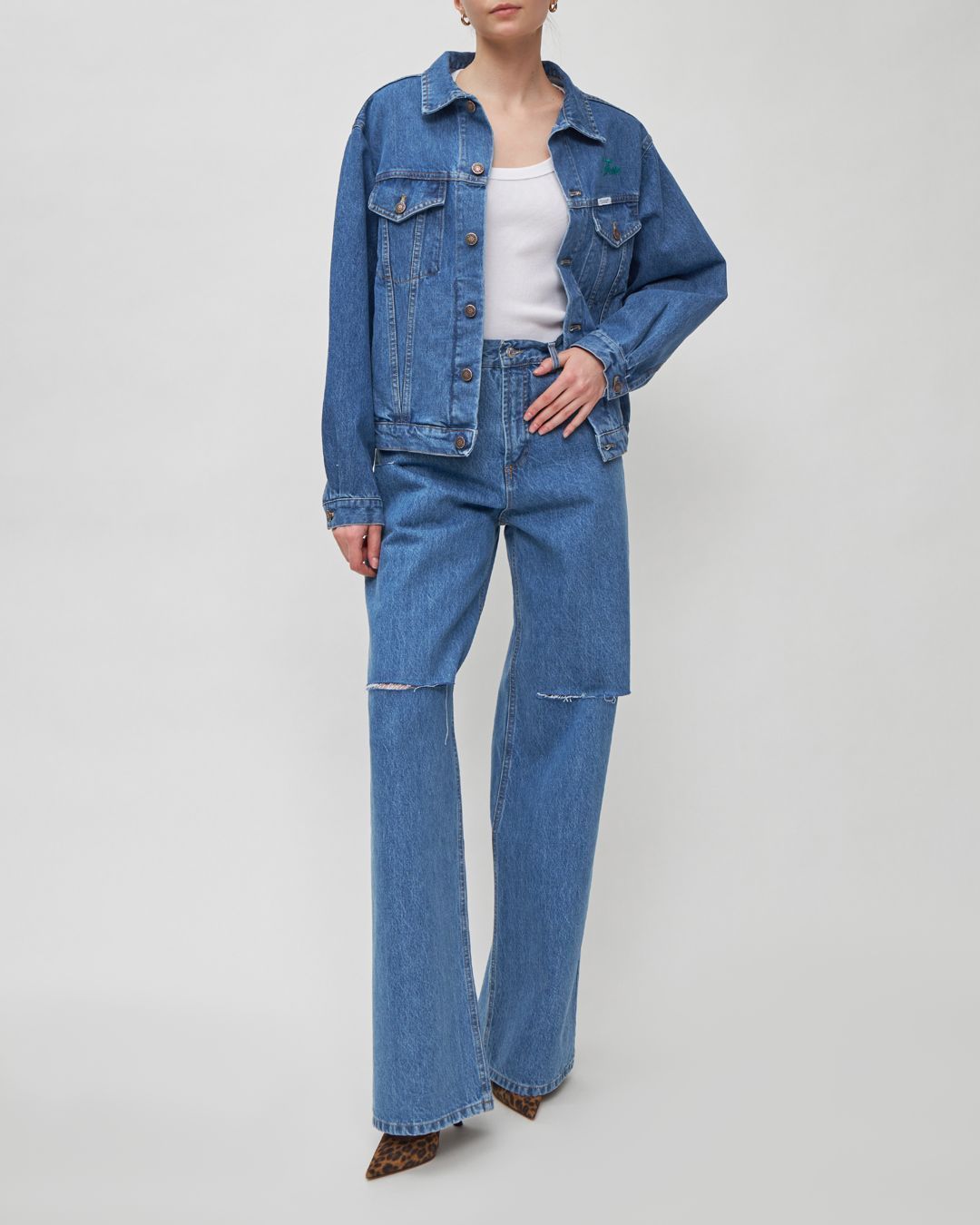 Купить Куртка джинсовая FORTE DEI MARMI COUTURE