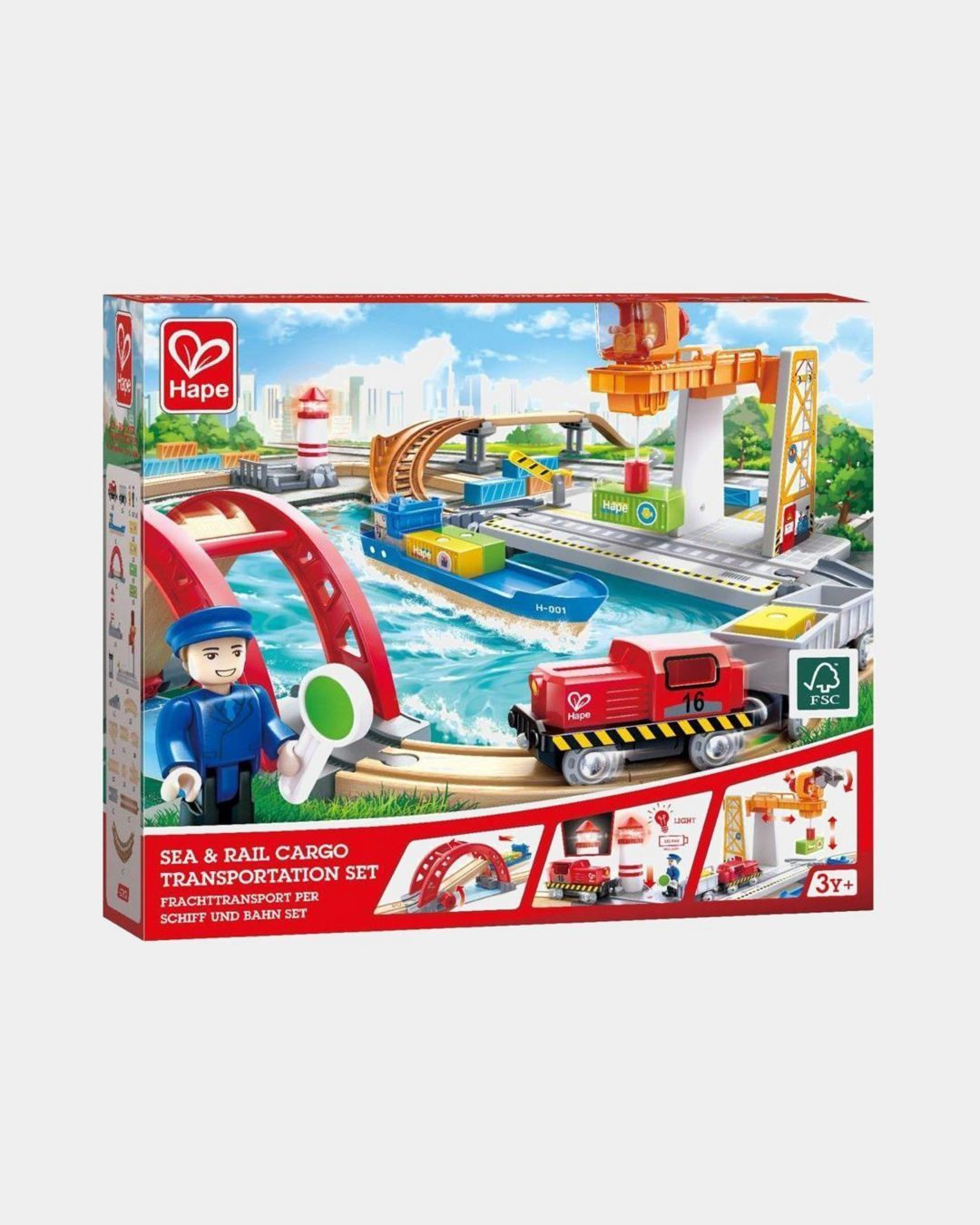 Купить Игровой набор ж/д доставки груза в порту HAPE
