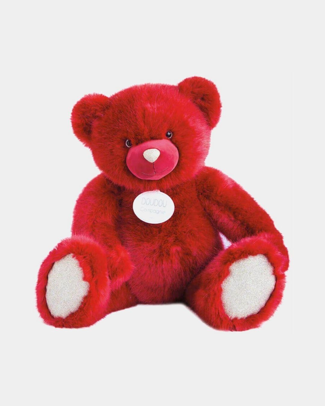 Купить Медведь la peluche 60 см красный DOU DOU ET COMPAGNIE