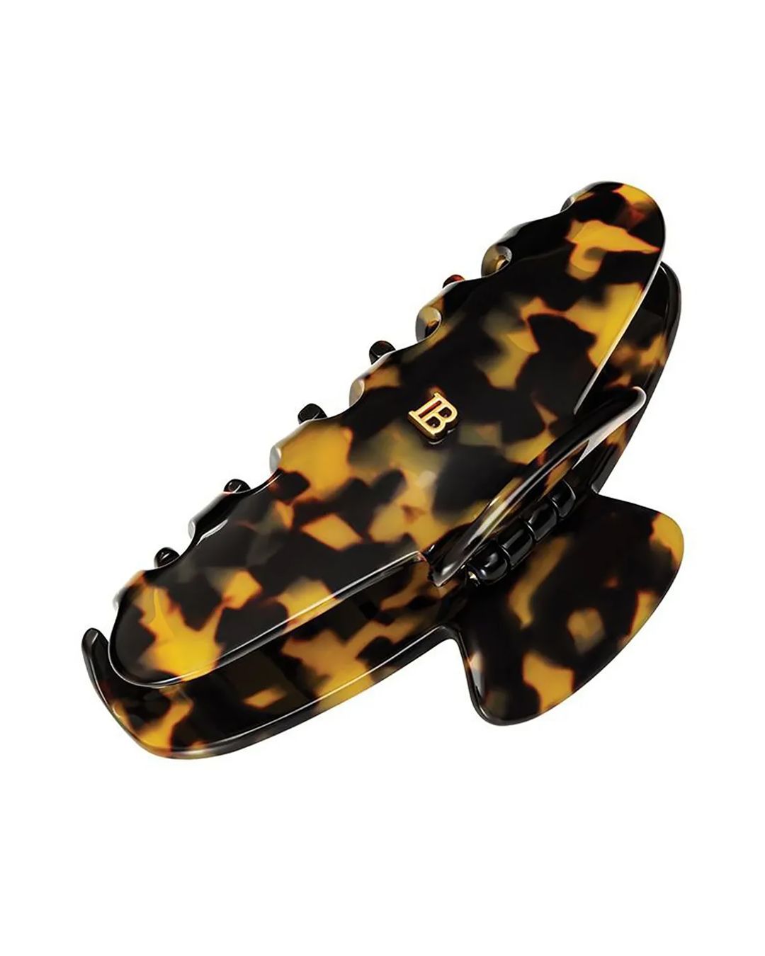 Купить Заколка-краб цвет черепаховый размер l BALMAIN