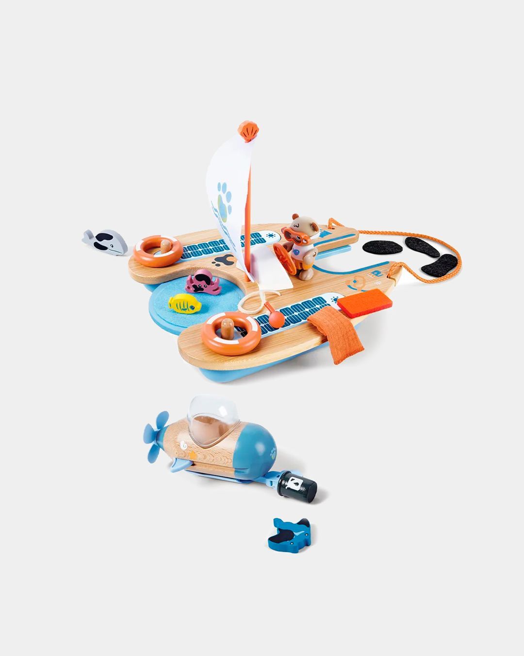 Купить Игровой набор "служба спасения" эко-катамаран HAPE