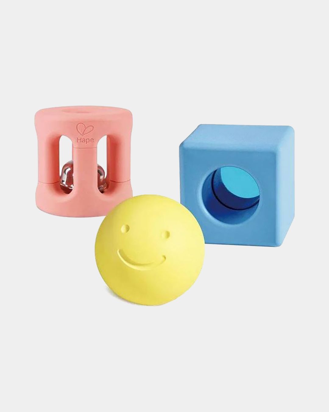 Купить Игрушка для малышей конструктор-погремушка улыбка HAPE