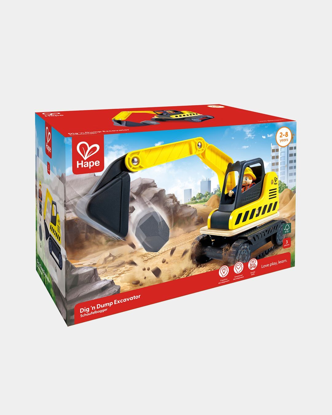 Купить Детский игровой набор машинка экскаватор HAPE