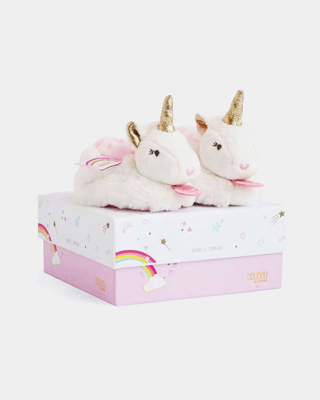 Купить Игрушка-погремушка в форме пинетки единорог DOU DOU ET COMPAGNIE