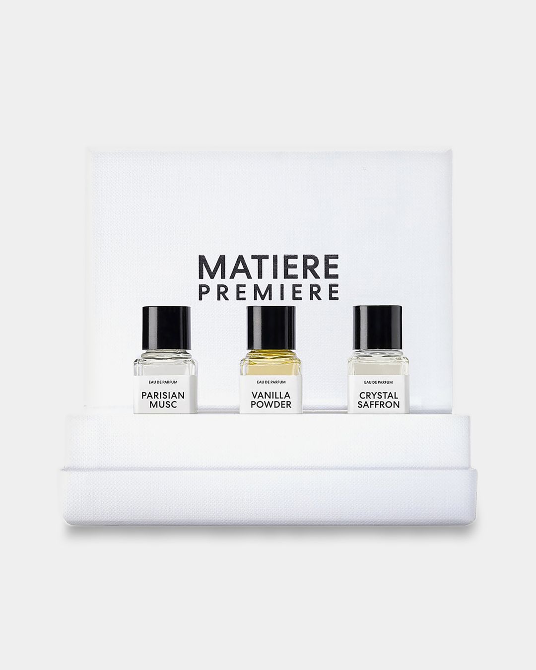 Купить Набор ароматов ванила паудер парижан маск кристал  MATIERE PREMIER