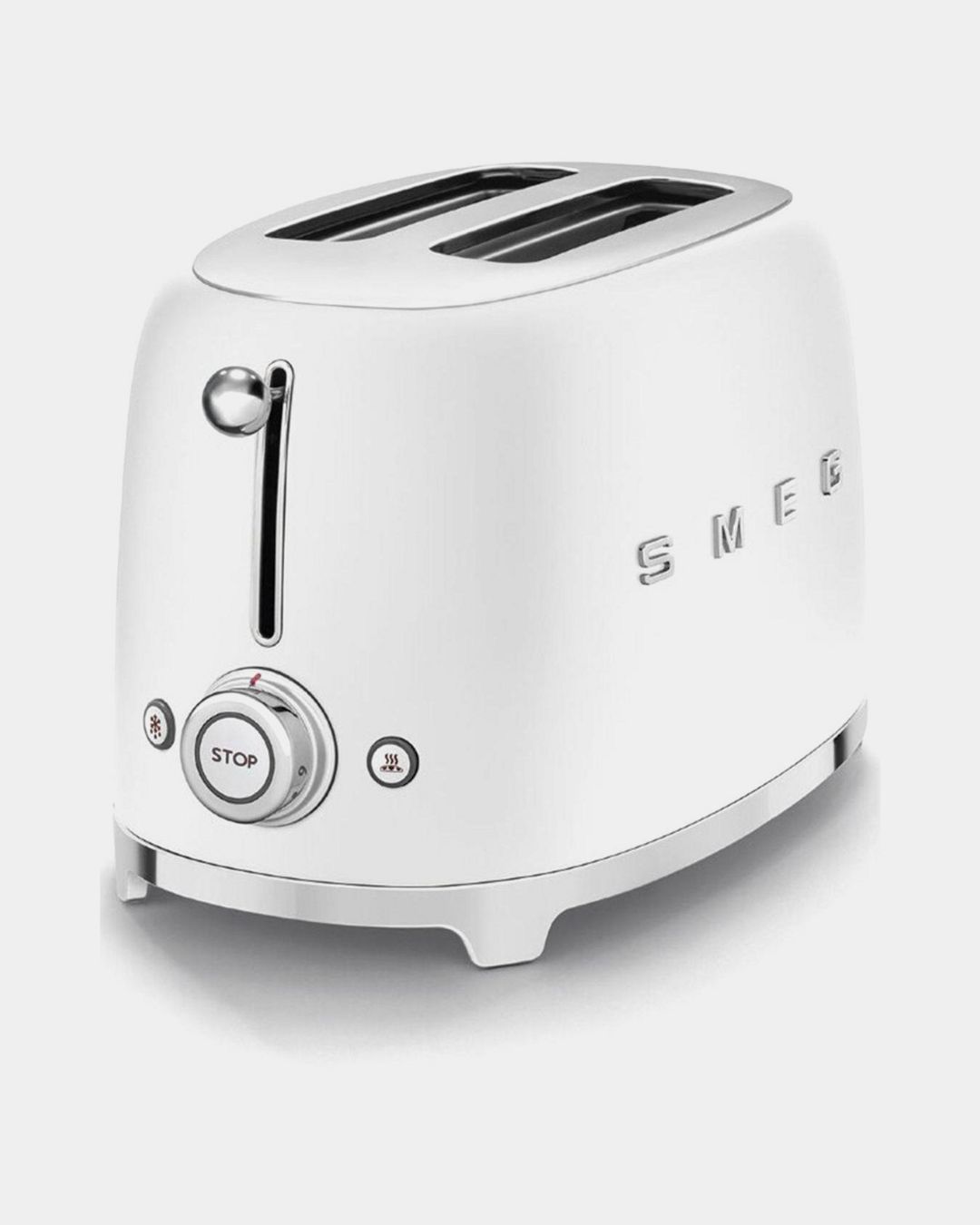 Купить Тостер на 2 ломтика матовый белый SMEG