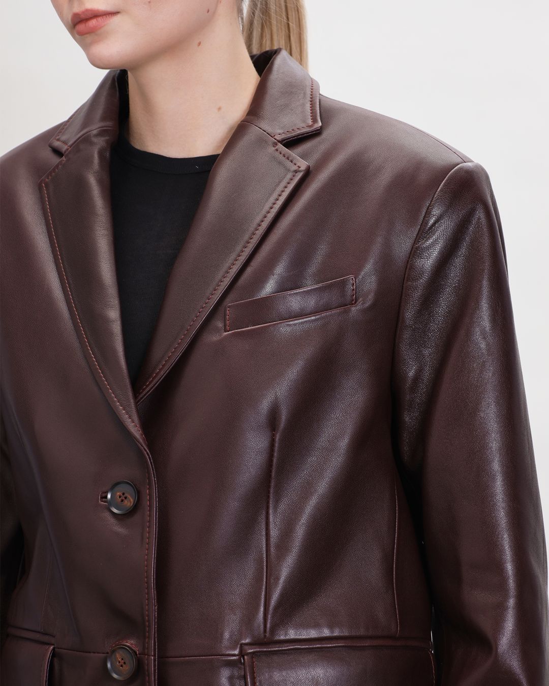 Купить Жакет кожаный ROCKABI