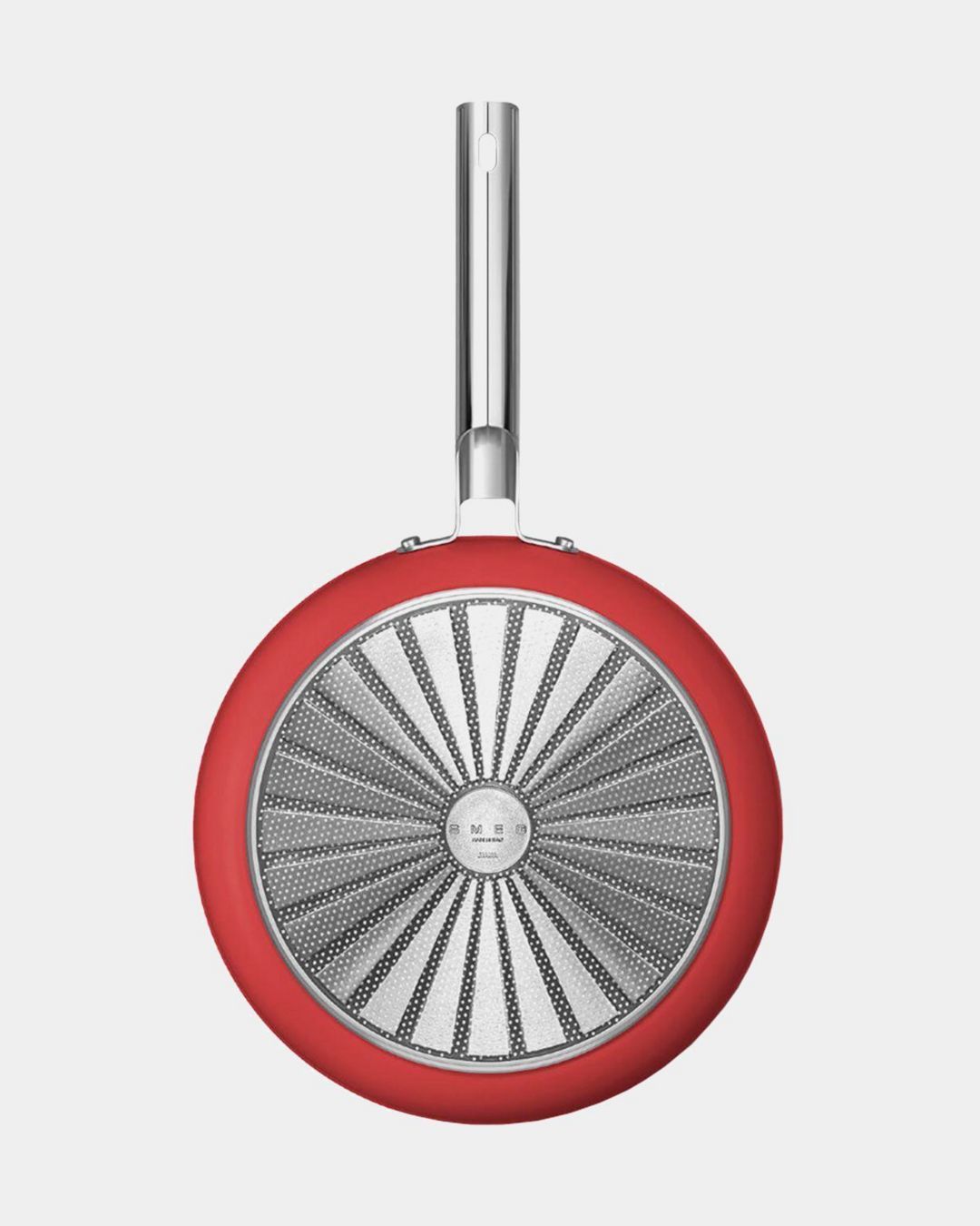 Купить Сковорода 30 см, красная SMEG