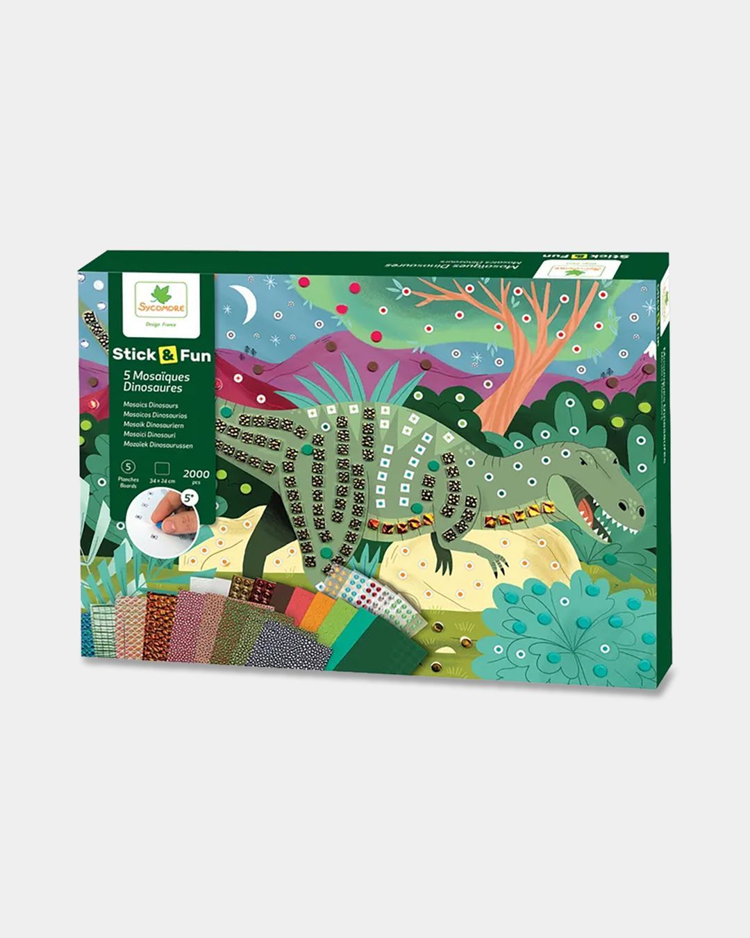 Купить Набор для декорирования stick & fun динозавры xl SYCOMORE