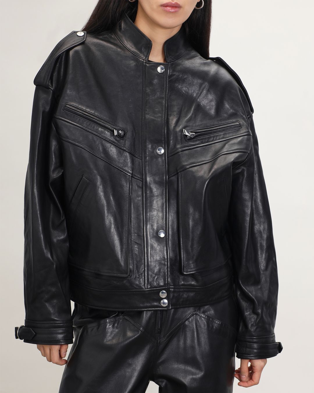 Купить Куртка кожаная JACOB LEE