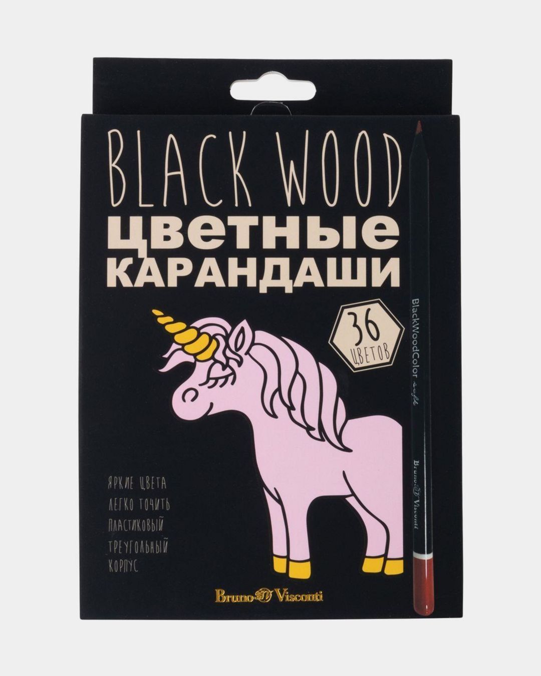 Купить Карандаши 36цв. blackwoodcolor BRUNO VISCONTI