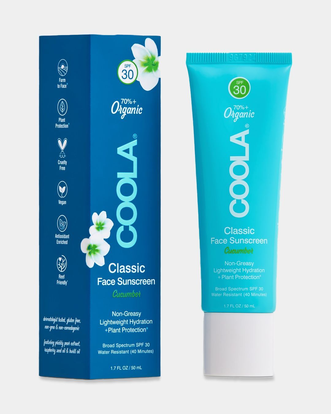 Купить Солнцезащитный крем для лица огурец spf 30 COOLA