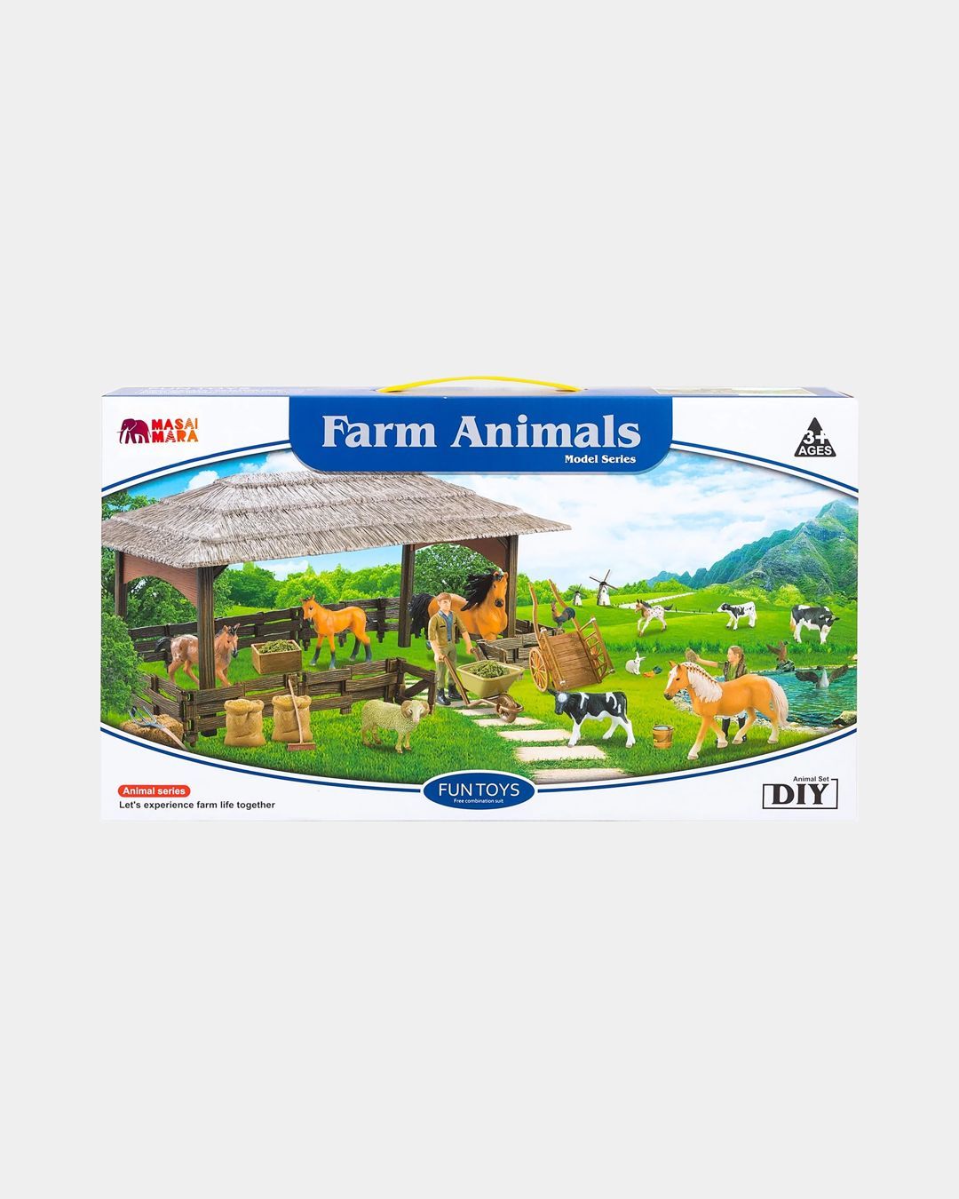 Купить Набор фигурок: ферма (лошади баран гусь кролик) MASAI MARA