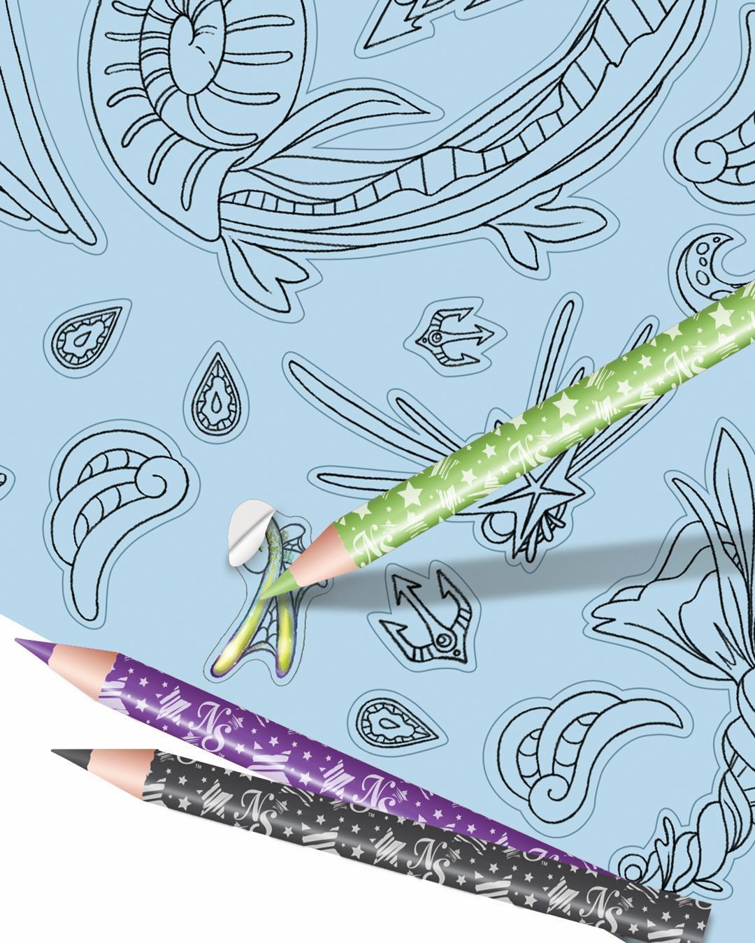 Купить Раскраска для девочек NEBULOUS STARS