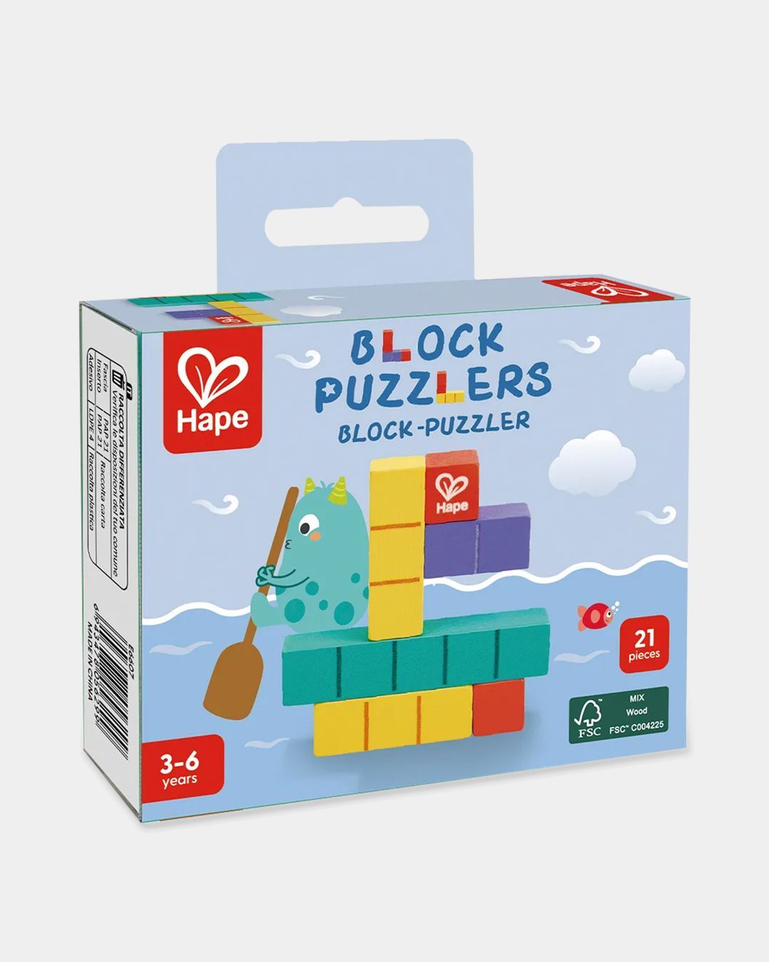 Купить Игровой набор самый умный собирай кубики HAPE