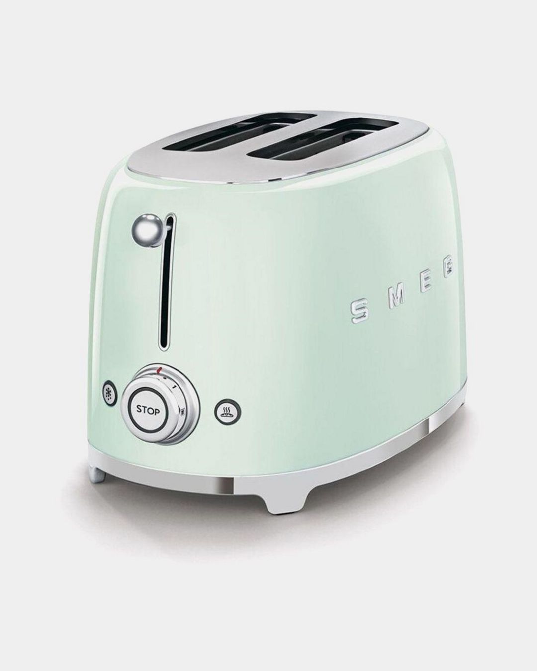 Купить Тостер на 2 ломтика, пастельный зеленый SMEG