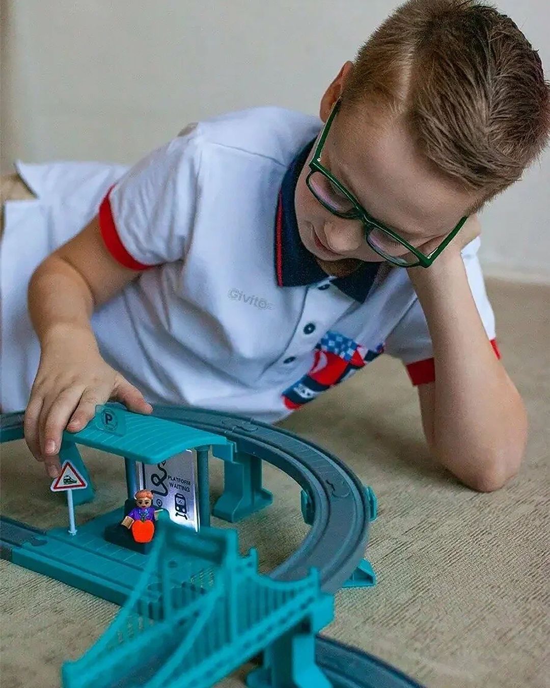 Купить Железная дорога "мой город 104 предмета" GIVITO