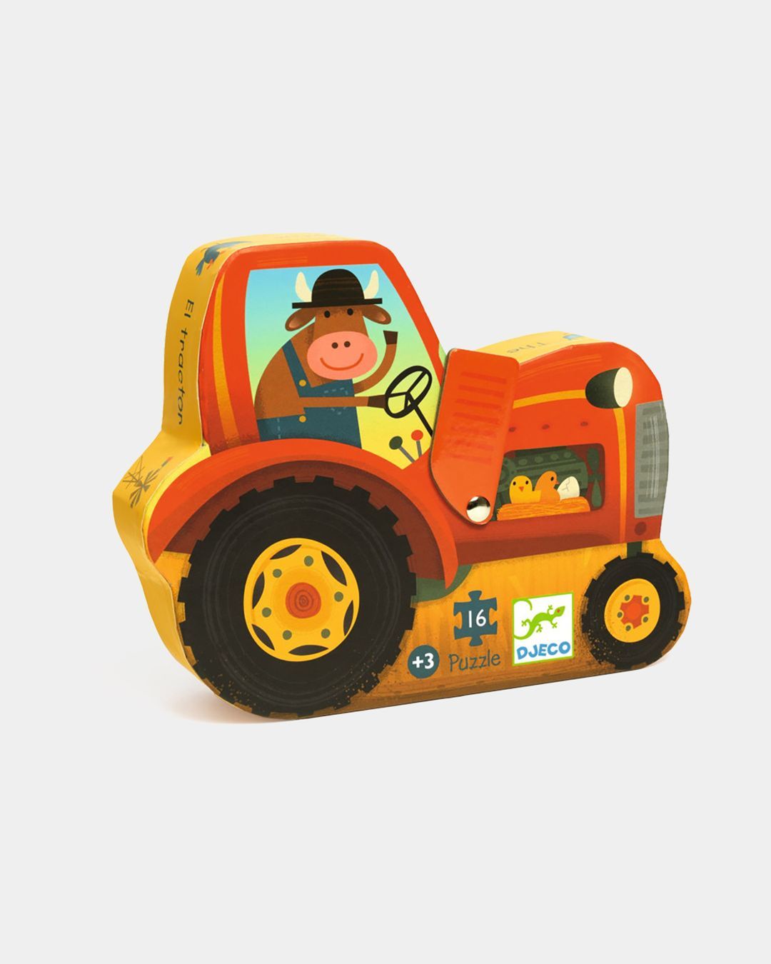 Купить Пазл трактор 16 дет. DJECO