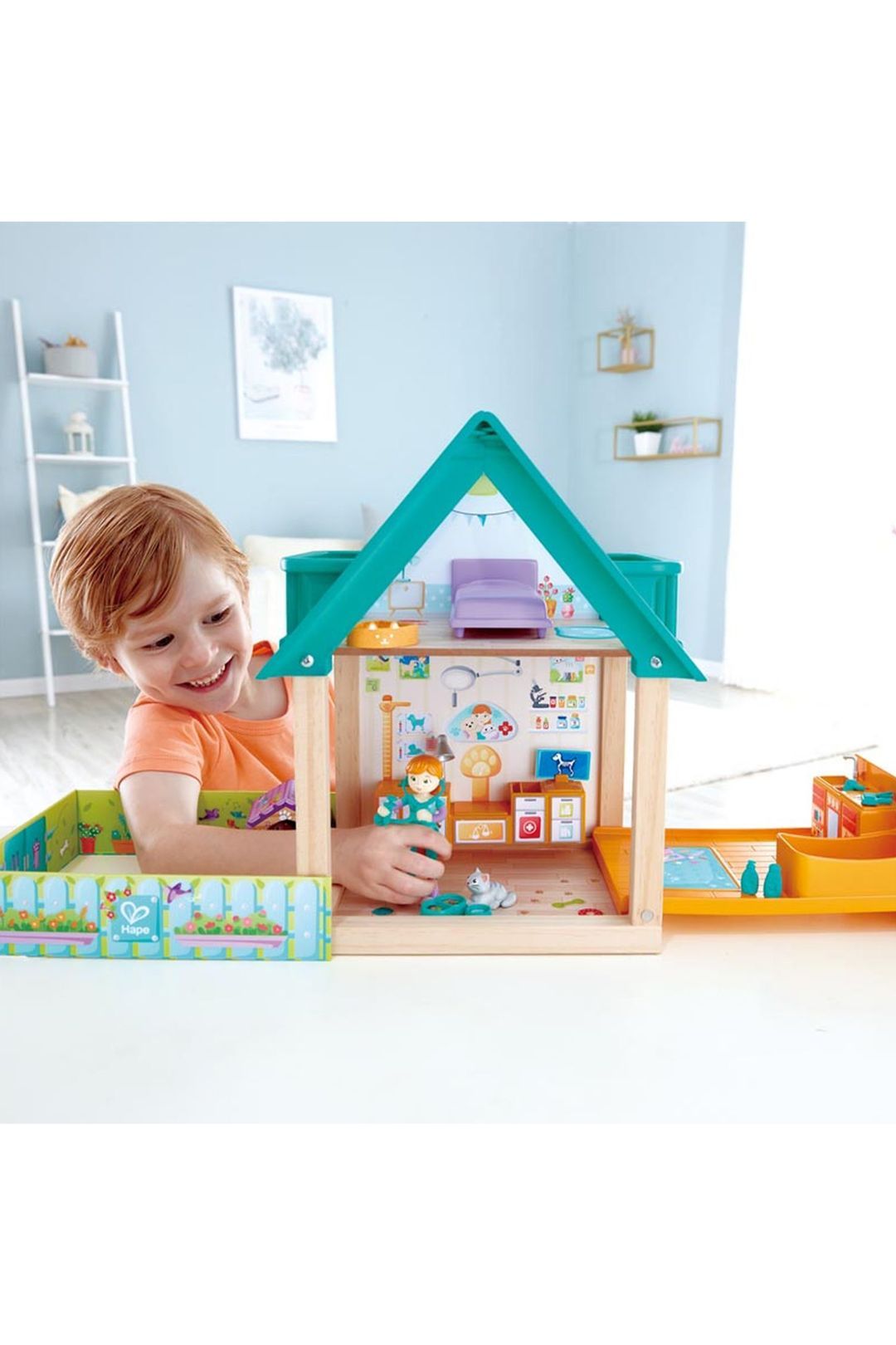 Купить Кукольный домик ветеринарная клиника HAPE