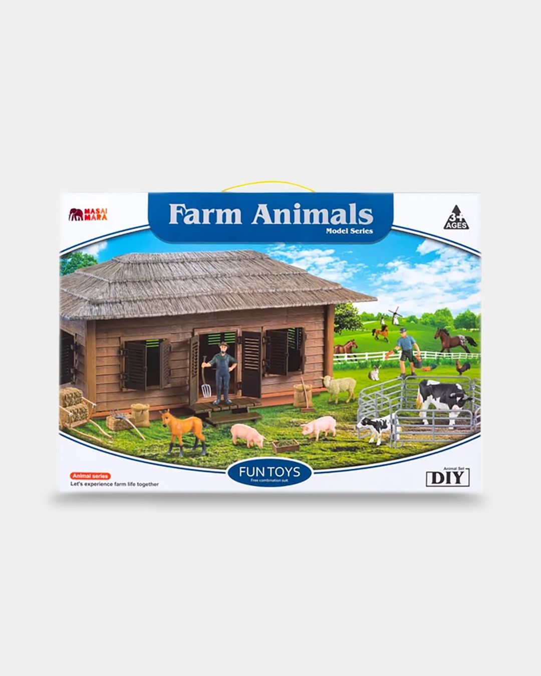Купить Набор фигуро: ферма (бык свиньи гусь) MASAI MARA