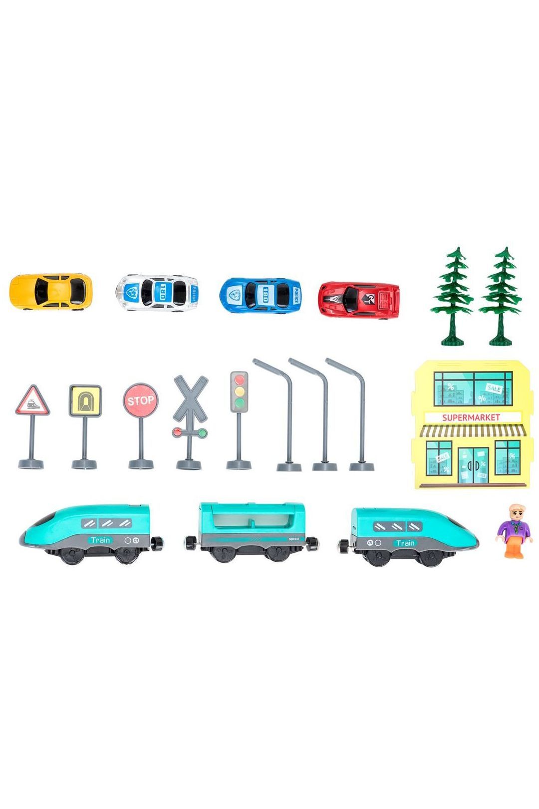 Купить Железная дорога  мой город 92 предмета GIVITO