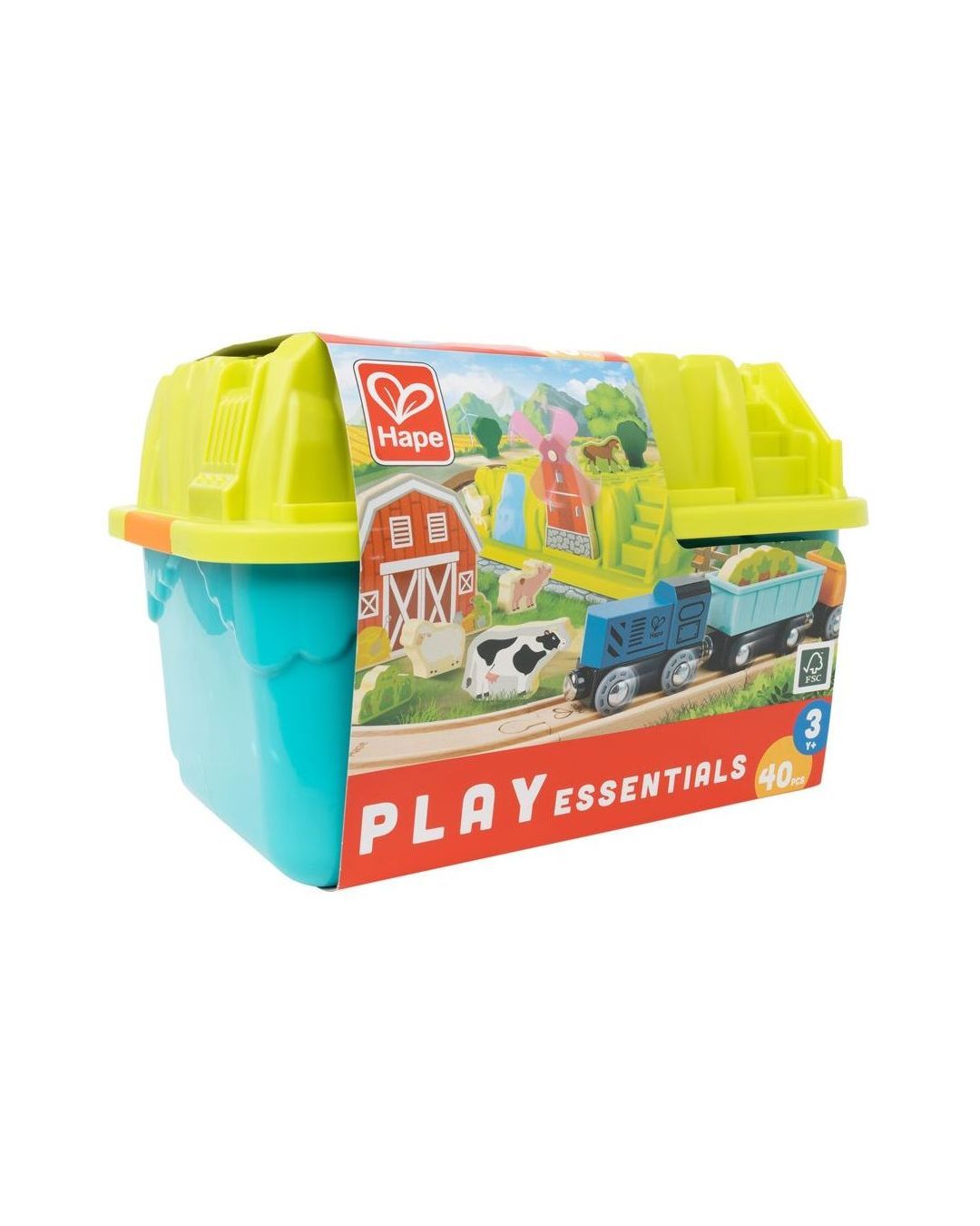 Купить Деревянная железная дорога в чемодане HAPE