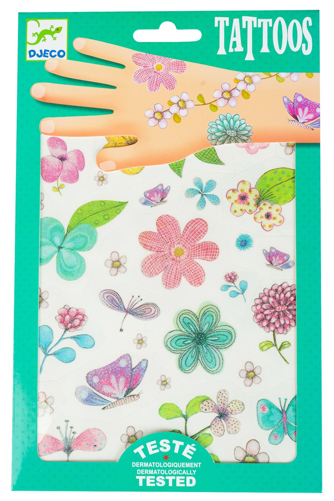 Купить Татуировки цветы DJECO