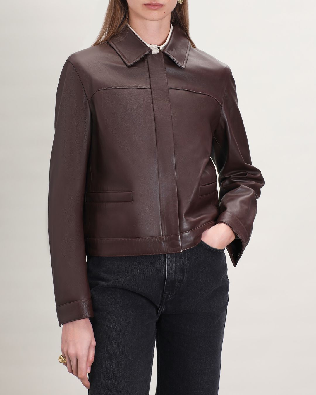 Купить Куртка кожаная LOULOU DE SAISON