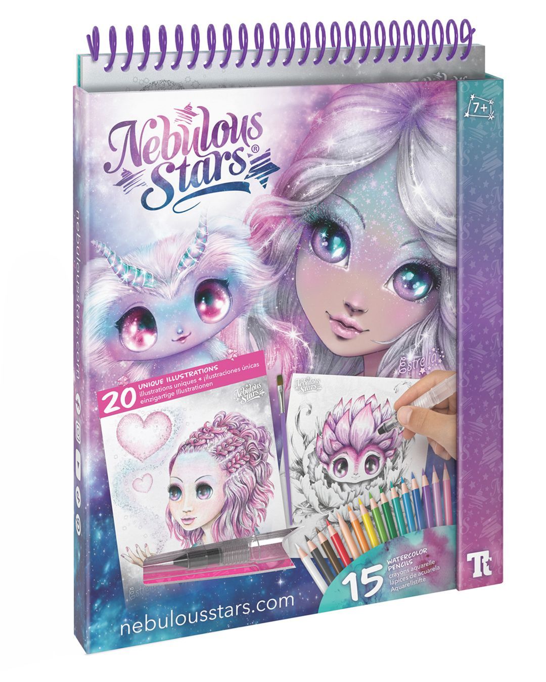 Купить Раскраска для девочек NEBULOUS STARS