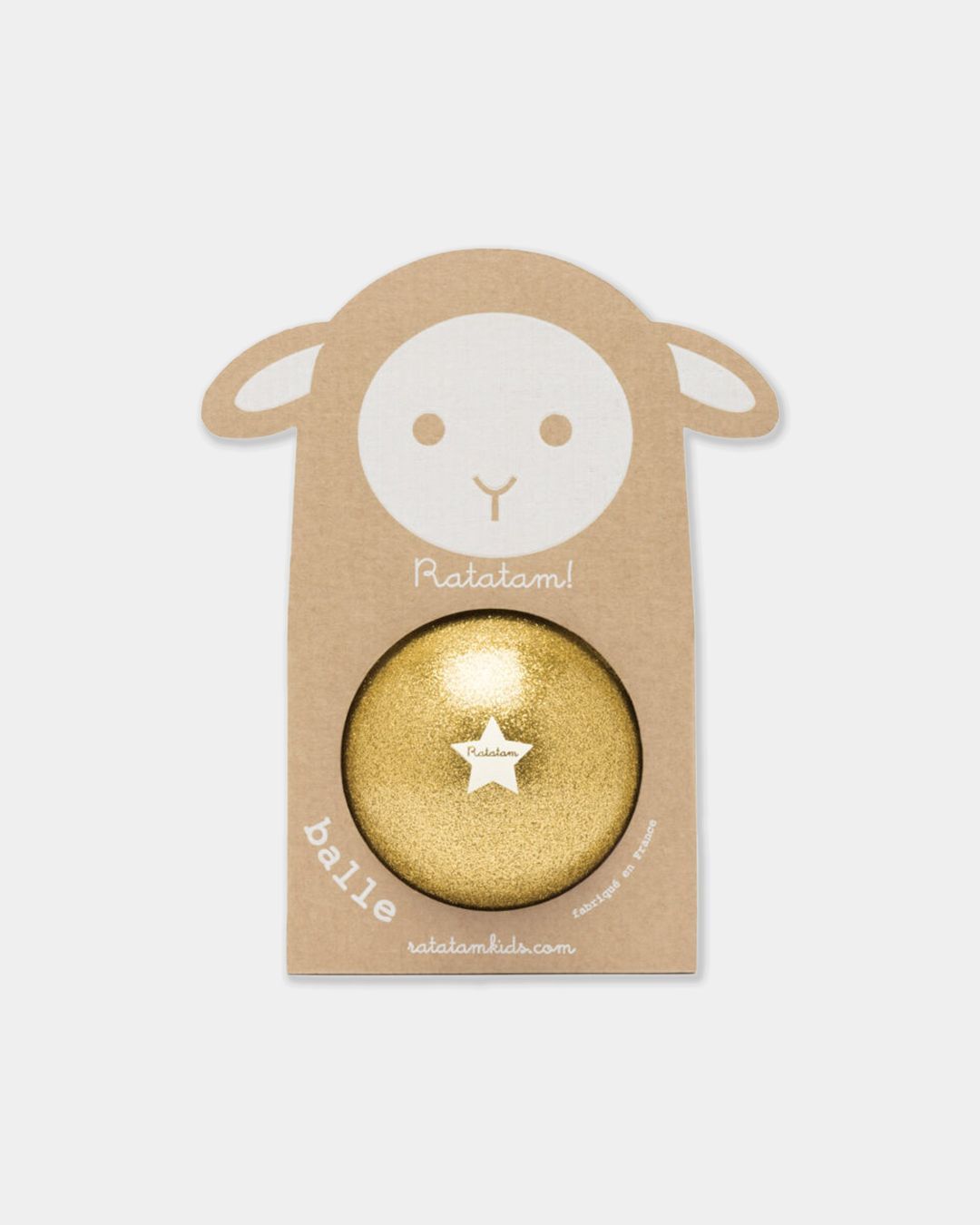 Купить B006-10 - sheep golden ball 10 cm RATATAM